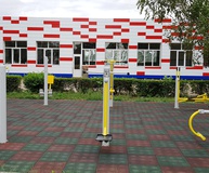 Реконструированный сквер у стадиона