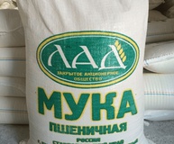 Мука пшеничная высшего сорта 25,0 кг